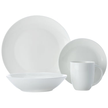 16 Piece Cashmere Resort Coupe Dinner Set